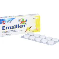 EMSILLEN Kinder Halstabletten Vanille 20 St