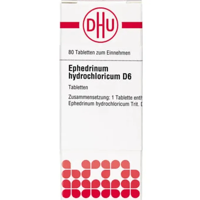 EPHEDRINUM hydrochloricum D 6 Tabletten 80 St