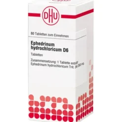 EPHEDRINUM hydrochloricum D 6 Tabletten 80 St