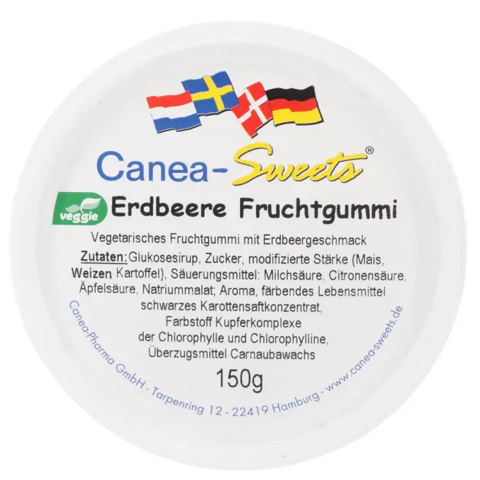 ERDBEEREN Fruchtgummi vegetarisch Canea 150 g
