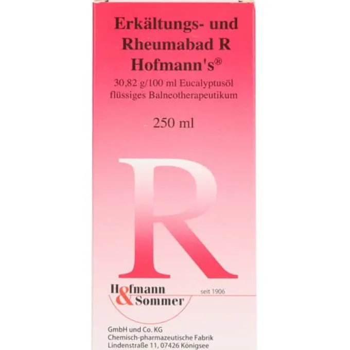 ERKÄLTUNGS- UND Rheumabad R Hofmann's 250 ml