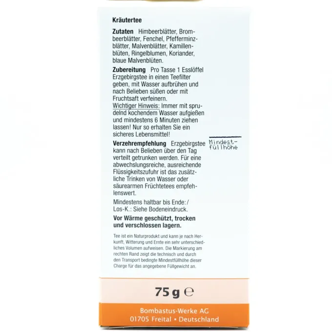 ERZGEBIRGSTEE 75 g