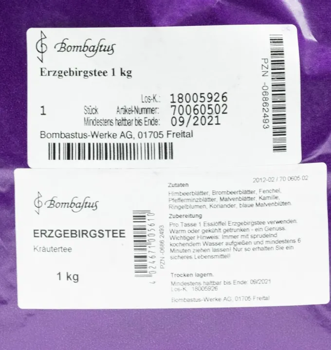 ERZGEBIRGSTEE 1 kg