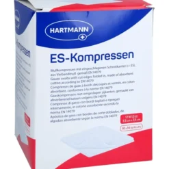 ES-KOMPRESSEN steril 7,5x7,5 cm 12fach Großpackung 10X10 St