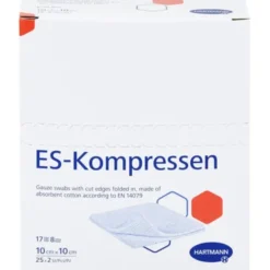 ES-KOMPRESSEN steril 10x10 cm 8fach 50 St