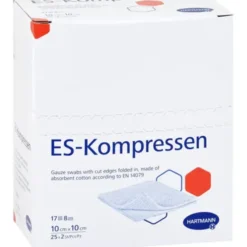 ES-KOMPRESSEN steril 10x10 cm 8fach 50 St