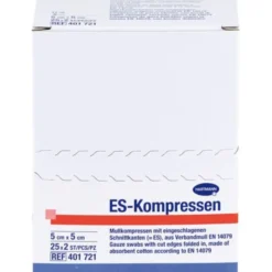 ES-KOMPRESSEN steril 5x5 cm 8fach 50 St