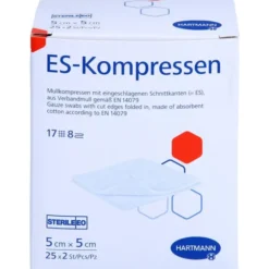 ES-KOMPRESSEN steril 5x5 cm 8fach 50 St