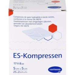 ES-KOMPRESSEN steril 5x5 cm 8fach 50 St