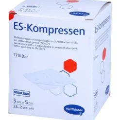 ES-KOMPRESSEN steril 5x5 cm 8fach 50 St