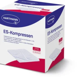ES-KOMPRESSEN steril 7,5x7,5 cm 12fach Großpackung 5X20 St