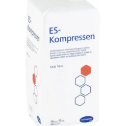 ES-KOMPRESSEN unsteril 10x10 cm 16fach 100 St