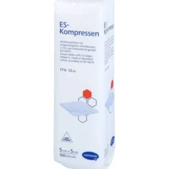ES-KOMPRESSEN unsteril 5x5 cm 12fach 100 St