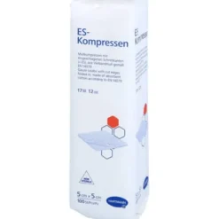 ES-KOMPRESSEN unsteril 5x5 cm 12fach 100 St