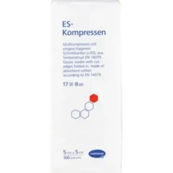 ES-KOMPRESSEN unsteril 5x5 cm 8fach 100 St