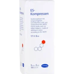 ES-KOMPRESSEN unsteril 5x5 cm 8fach 100 St