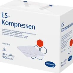 ES-KOMPRESSEN unsteril 10x20 cm 12fach 100 St