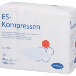 ES-KOMPRESSEN unsteril 10x20 cm 12fach 100 St