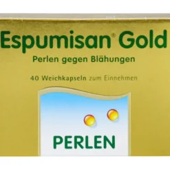 ESPUMISAN Gold Perlen gegen Blähungen 40 St