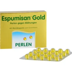 ESPUMISAN Gold Perlen gegen Blähungen 40 St