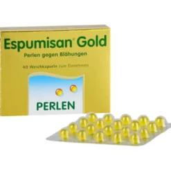 ESPUMISAN Gold Perlen gegen Blähungen 40 St