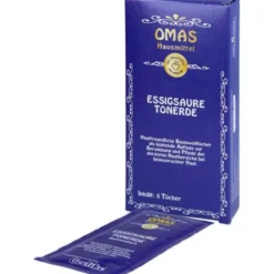 ESSIGSAURE TONERDE Baumwollkompressen 5 St