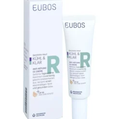 EUBOS KÜHL & KLAR Anti-Rötung CC Creme LSF 50 30 ml