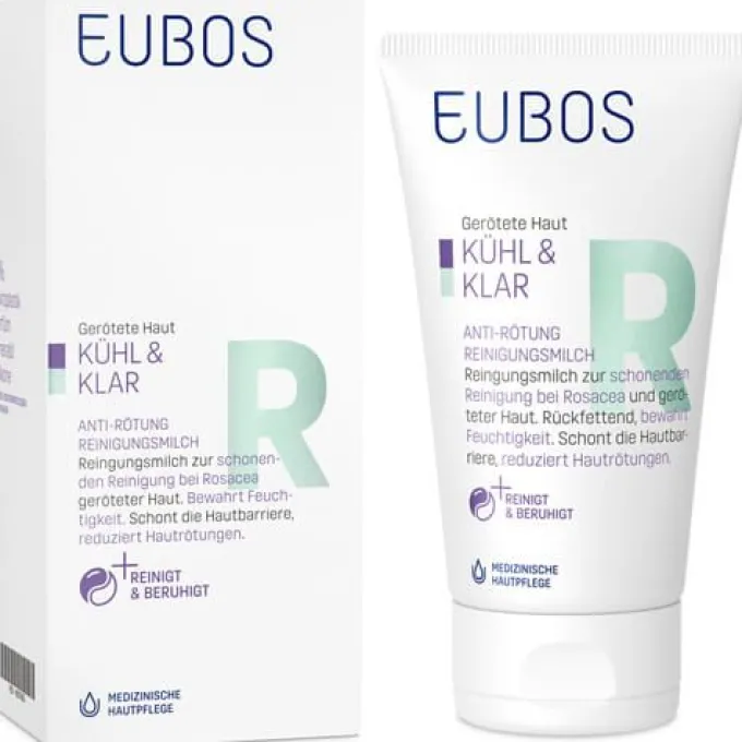 EUBOS KÜHL & KLAR Anti-Rötung Reinigungsmilch 150 ml