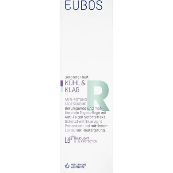 EUBOS KÜHL & KLAR Anti-Rötung Tagescreme LSF 20 40 ml