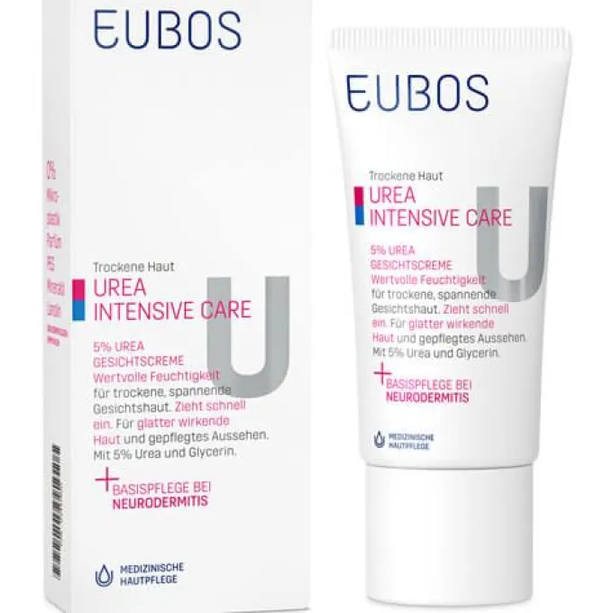EUBOS TROCKENE Haut Urea 5% Gesichtscreme 50 ml