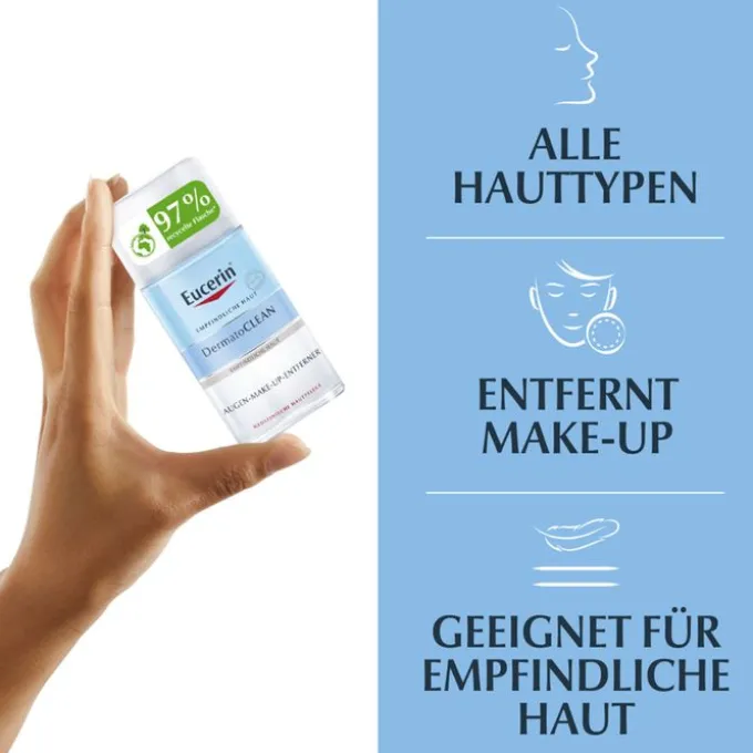 EUCERIN DermatoCLEAN Augen Make-up Entferner 125 ml