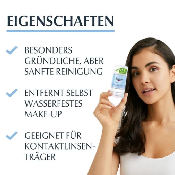 EUCERIN DermatoCLEAN Augen Make-up Entferner 125 ml