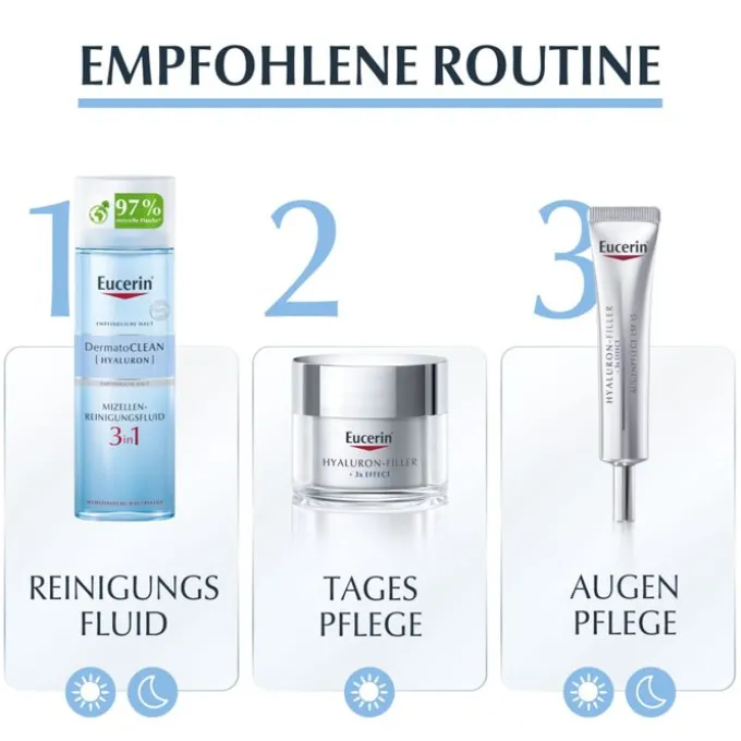 EUCERIN DermatoCLEAN Hyal.Miz.Reinigungsfluid 3in1 200 ml