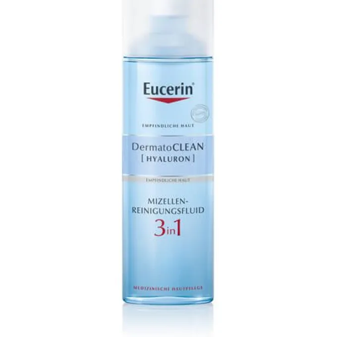 EUCERIN DermatoCLEAN Hyal.Miz.Reinigungsfluid 3in1 200 ml