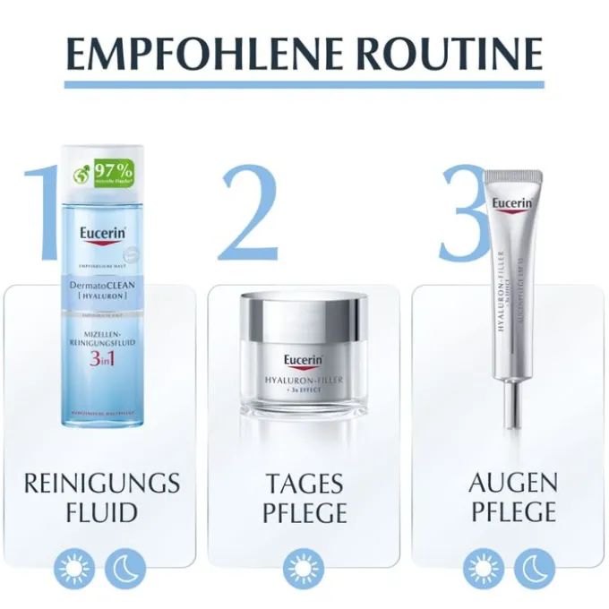 EUCERIN DermatoCLEAN Hyal.Miz.Reinigungsfluid 3in1 400 ml