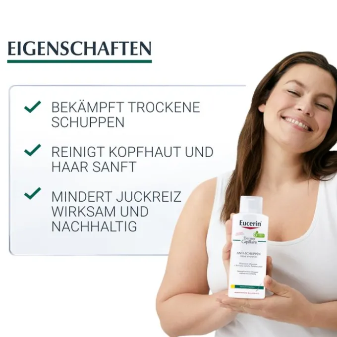 EUCERIN DermoCapillaire Anti-Schuppen Creme Shamp. 250 ml
