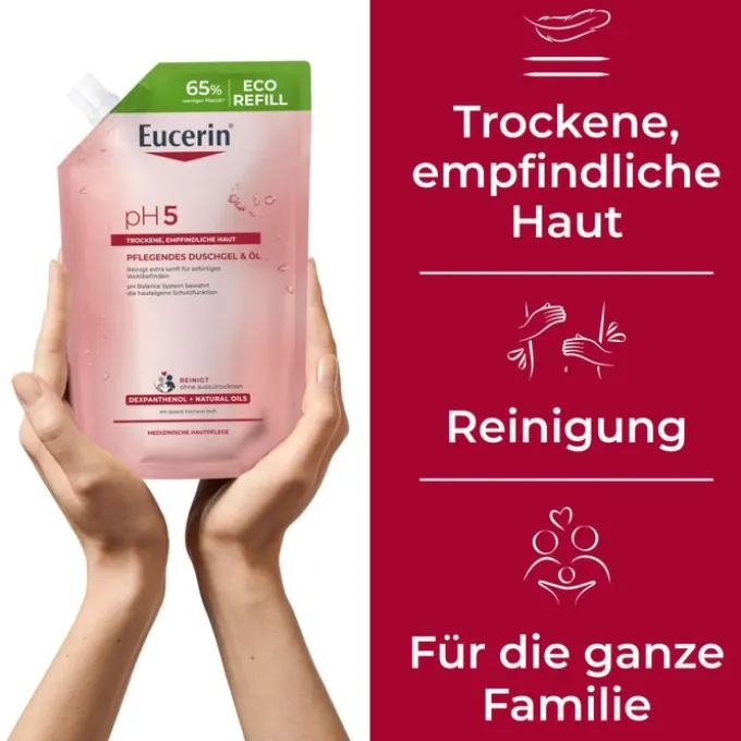 EUCERIN pH5 Duschgel & Öl empfindliche Haut NF 400 ml