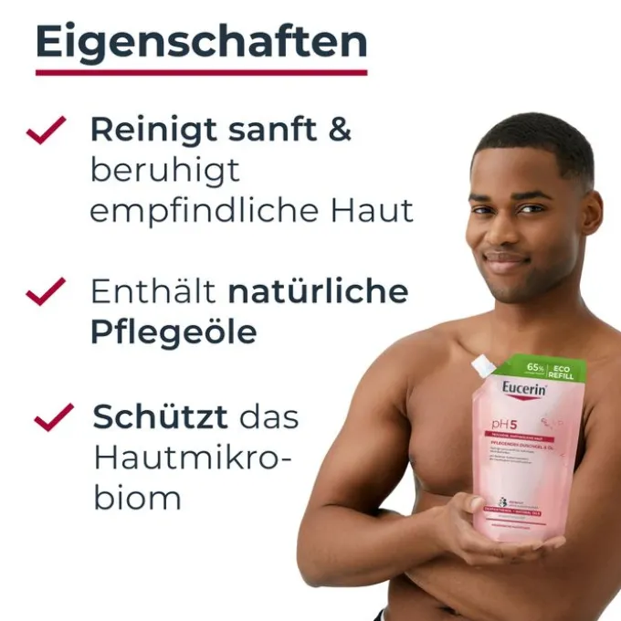 EUCERIN pH5 Duschgel & Öl empfindliche Haut NF 400 ml