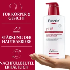 EUCERIN pH5 Waschlotion empfindliche Haut m.Pumpe 400 ml