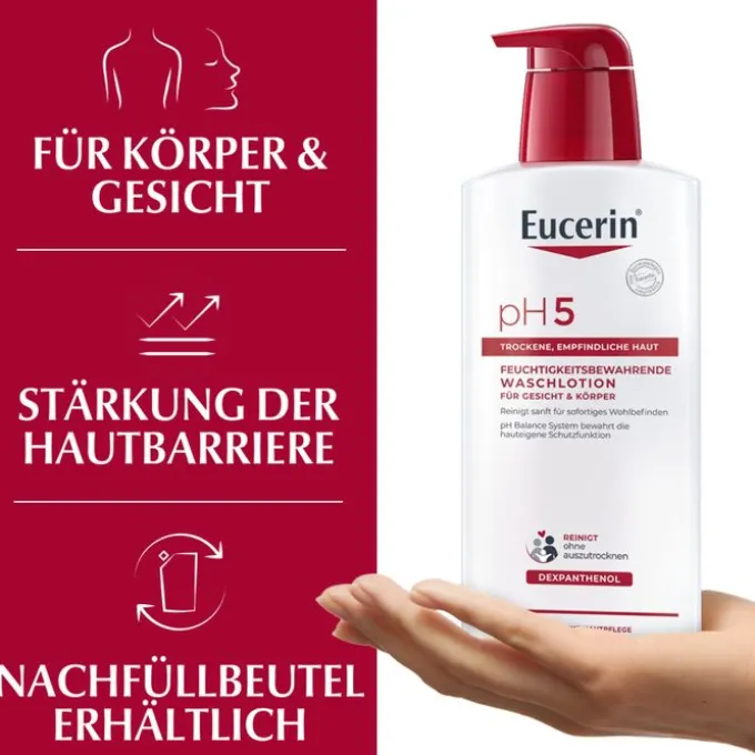 EUCERIN pH5 Waschlotion empfindliche Haut m.Pumpe 400 ml