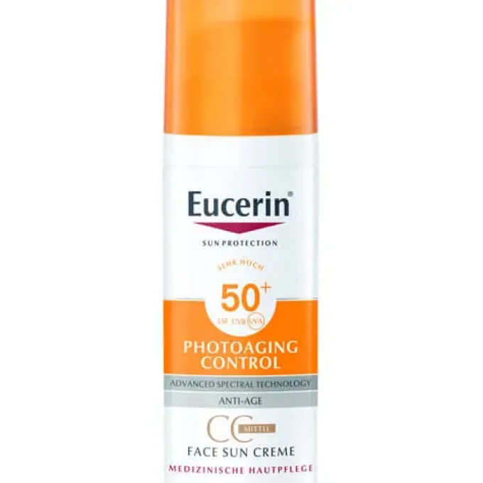 EUCERIN Sun CC Creme getönt mittel LSF 50+ 50 ml