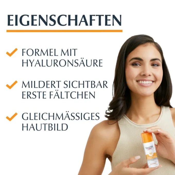 EUCERIN Sun CC Creme getönt mittel LSF 50+ 50 ml