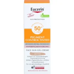 EUCERIN Sun Fluid Pigment Control mittel LSF 50+ 50 ml