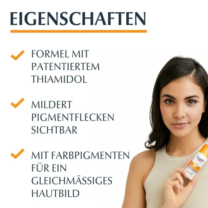EUCERIN Sun Fluid Pigment Control mittel LSF 50+ 50 ml