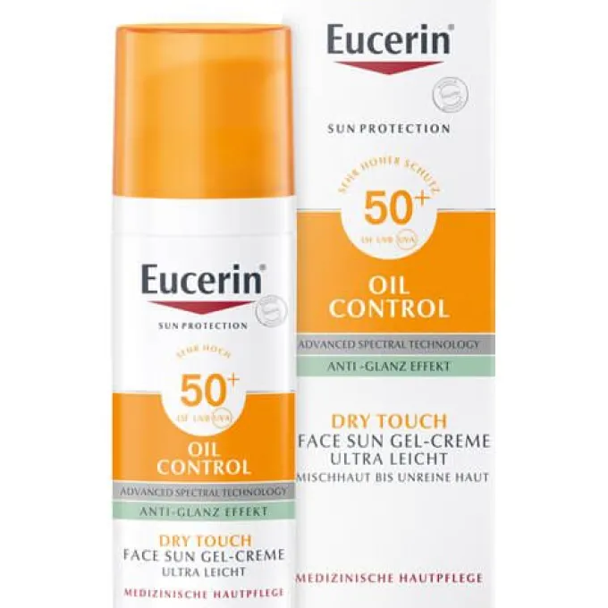 EUCERIN Sun Gel-Creme Oil Contr.Anti-Gl.Eff.LSF50+ 50 ml