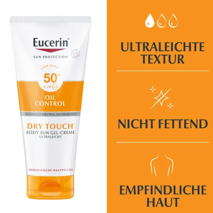EUCERIN Sun Gel-Creme Oil Control Body LSF 50+ 200 ml