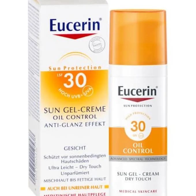 EUCERIN Sun Gel-Creme Oil Contr.Anti-Gl.Eff.LSF 30 50 ml