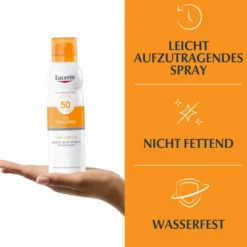 EUCERIN Sun Oil Control Body Transp.Aerosol LSF 50 200 ml