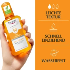 EUCERIN Sun Oil Control Body Transp.Spray LSF 50+ 200 ml