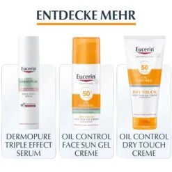 EUCERIN Sun Oil Control tinted Creme LSF 50+ hell 50 ml